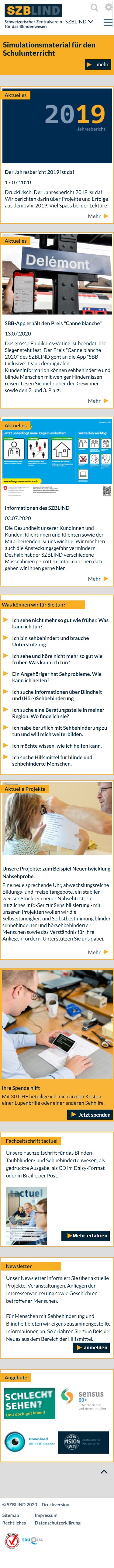 SZBLIND Mobile